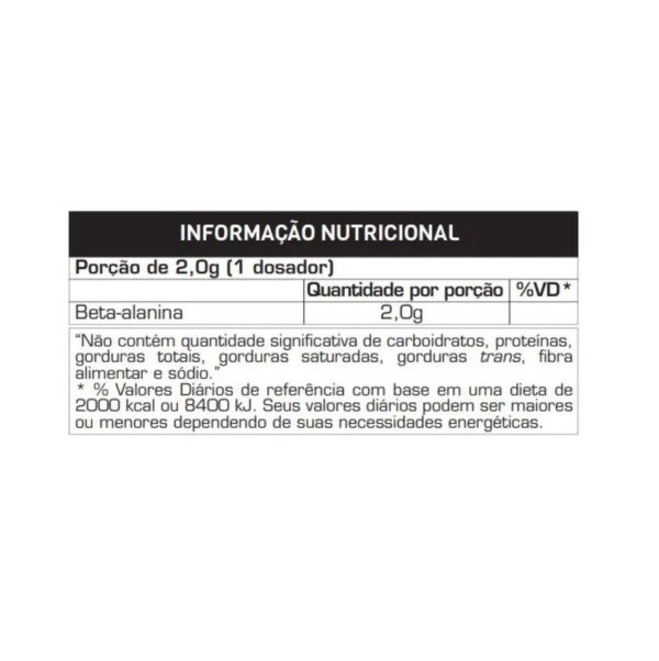 BETA-ALANINA (150G) - Imagem 4